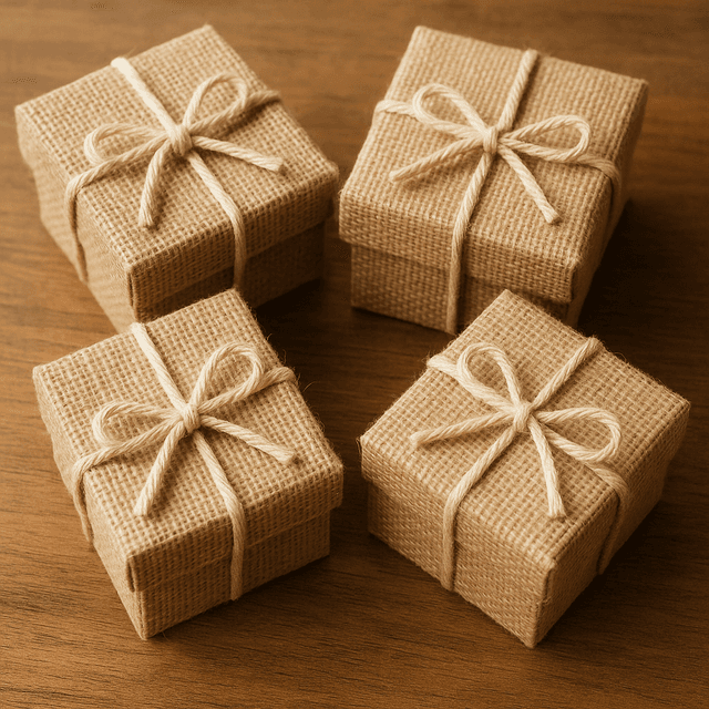 Jute Gift Box