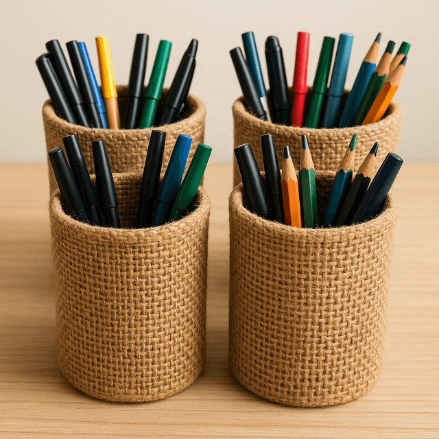 Jute Pen Holder