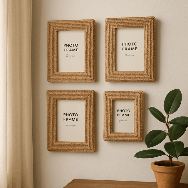 Jute Photo Frame
